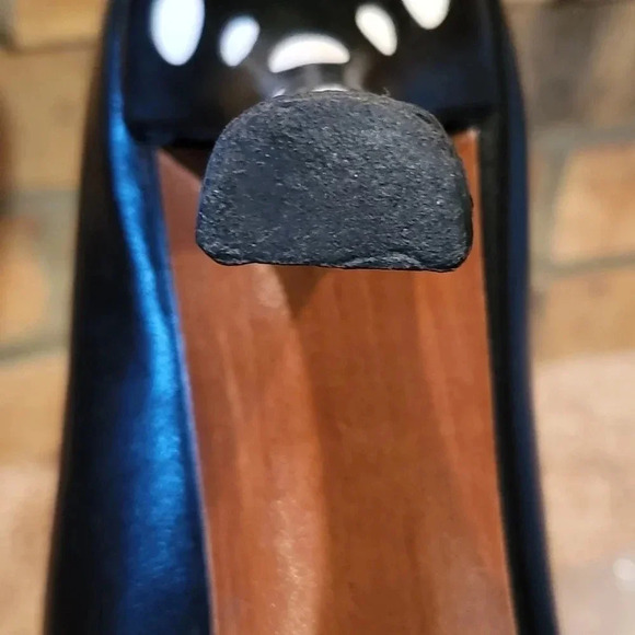 Stuart Weitzman 'Circles' Heels Leather Polka Dot Bow Wmns Sz 7 Narrow 5W630481 - Picture 10 of 13